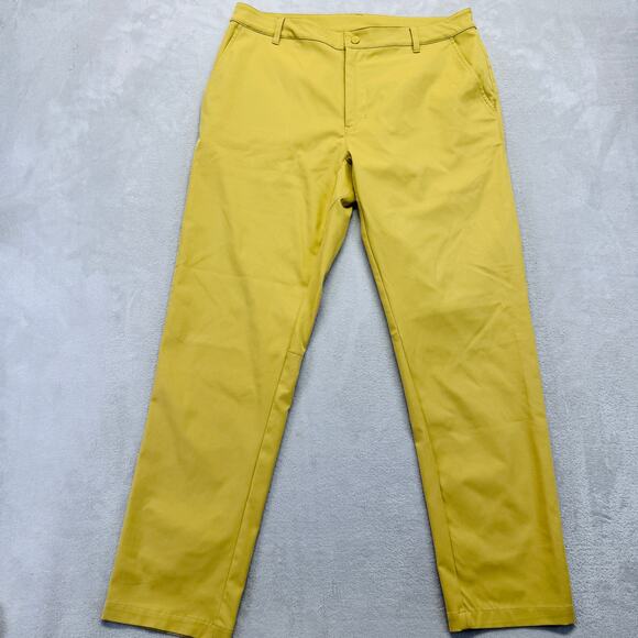 The North Face Pants Men 36 Yellow City Standard Modern Pant Performance Stretch - Picture 2 of 14
